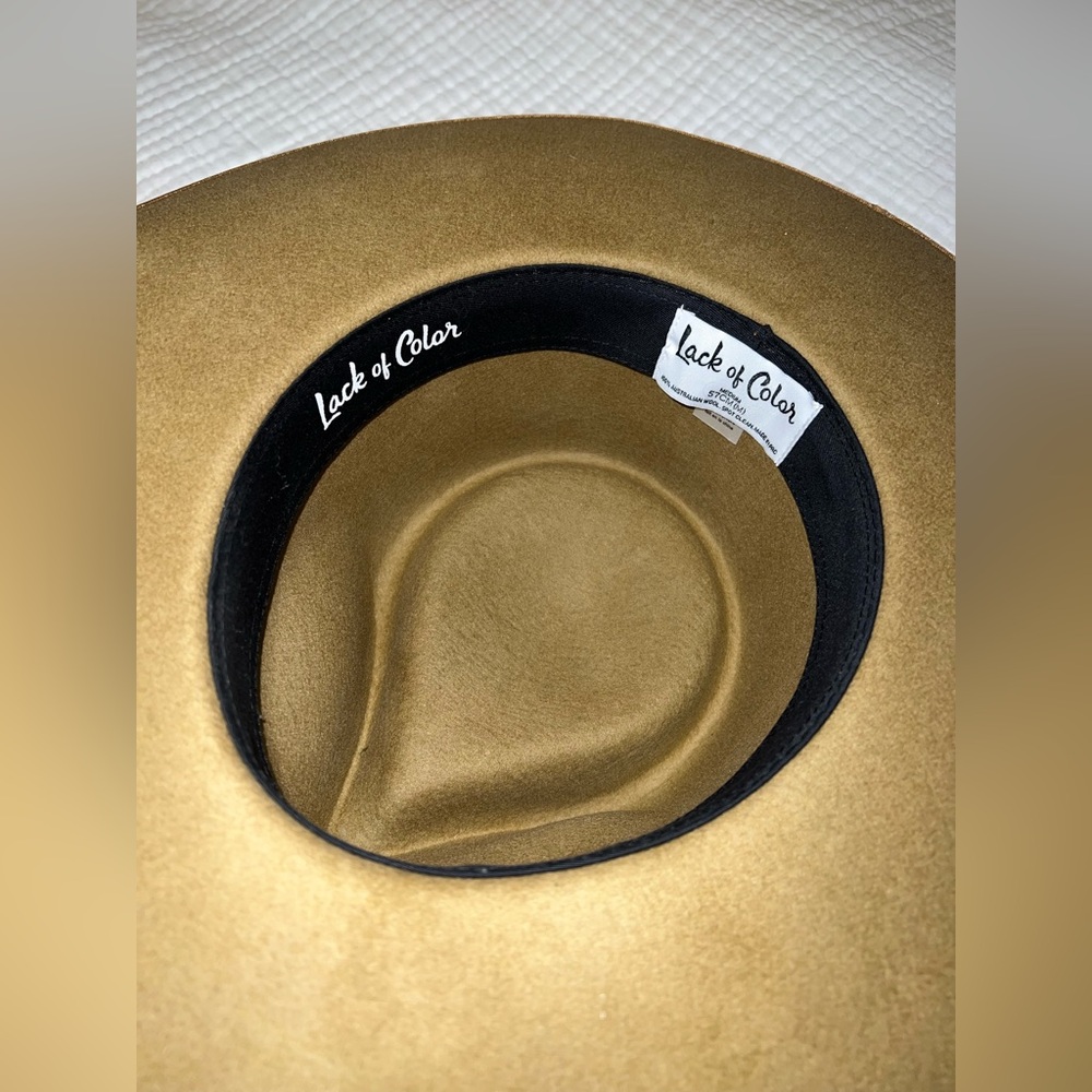 SOLD - Lack of Color Teak Rancher Wool Felt Fedora Hat - Picture 8 of 16